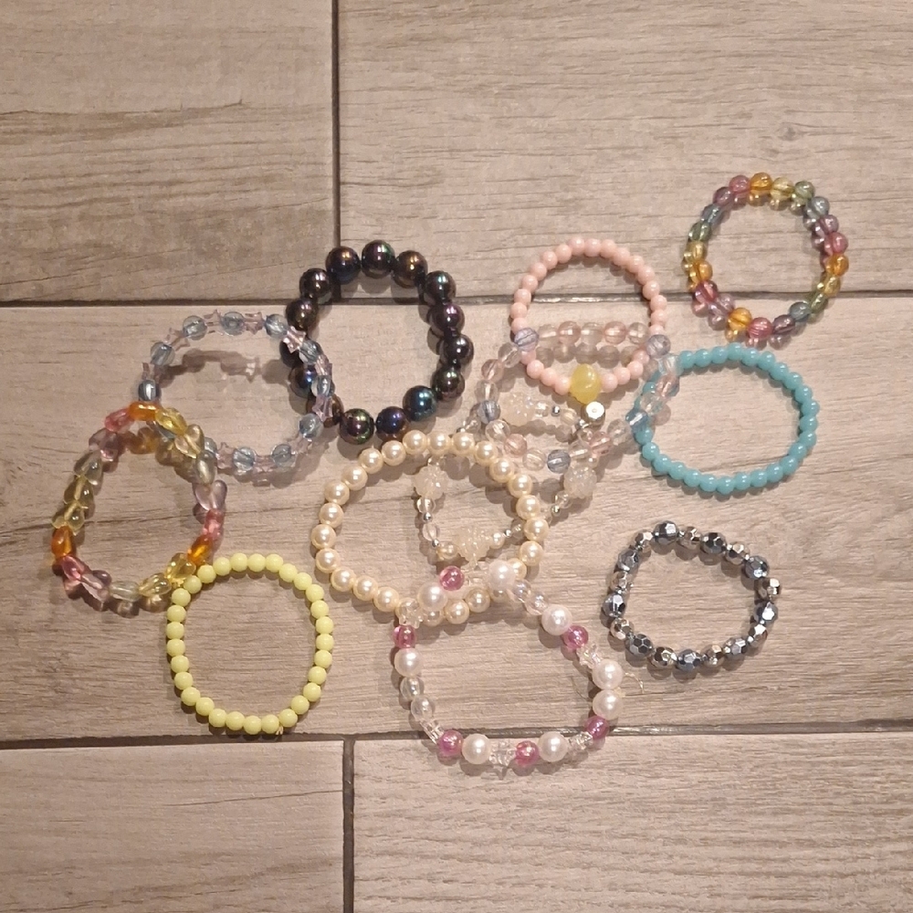🍦Colorful Kids Beaded Bracelet Set🐯
